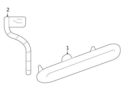 High Mounted Stop Lamp for 2006 Pontiac Solstice #0