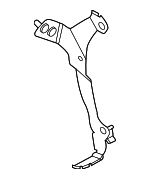 18328664540 - : Converter &amp; Pipe Bracket for BMW: 540i, 540i xDrive, 740i, 740i xDrive, 745e xDrive, 840i, 840i Gran Coupe, 840i xDrive, 840i xDrive Gran Coupe, M240i, M240i xDrive, M340i, M340i xDrive, M440i, M440i Gran Coupe, M440i xDrive, M440i xDrive Gran Coupe, X3, X4, X5, X6, X7, Z4 Image