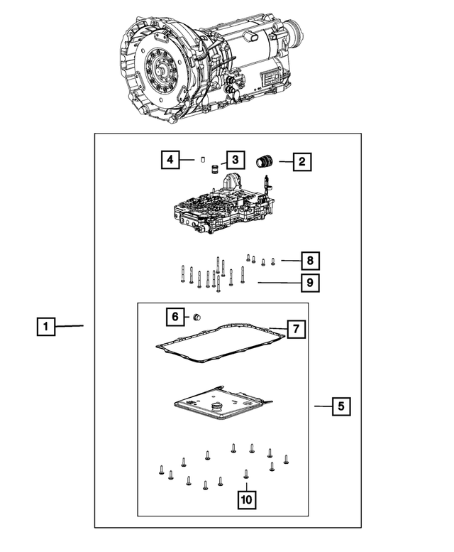 68261587AB - Electrical: Valve Body for Mopar Image