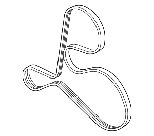 6M903137AA - Maintenance &amp; Lubrication: Serpentine Belt for Audi Image