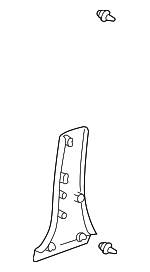 62413AC020A0 - : Center Pillar Trim for Toyota Image