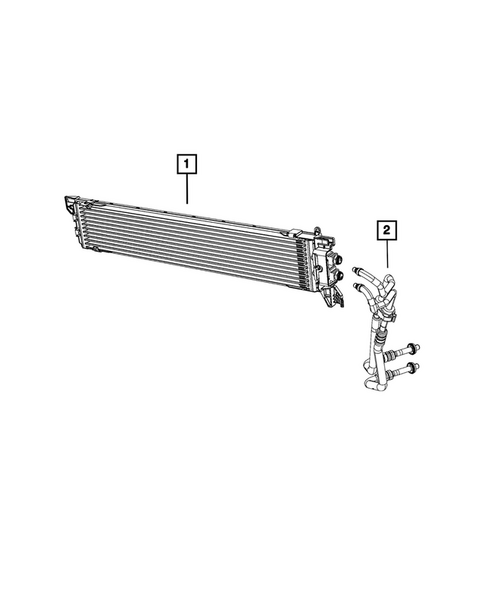 Transmission Oil Cooler and Lines for 2023 Jeep Renegade #0