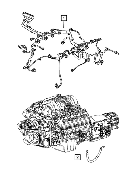 Wiring-Powertrain for 2012 Jeep Grand Cherokee #0