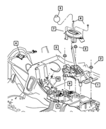 4668870AC - Automatic Transaxle 4 Speed: Transmission Shifter for Chrysler: PT Cruiser Image