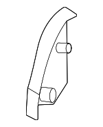 FL3Z1861350BD - Body: Seat Latch Cover for Ford: F-150, F-250 Super Duty, F-350 Super Duty Image