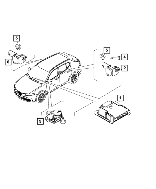 68607114AA - : Pressure Sensor for Mopar Image