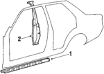 3058094171 - Body: Inner Reinforced for Volkswagen Image