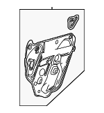 39121322 - Body: Water Deflector for Buick: Envision Image