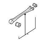 32005826 - Suspension: Trailing Arm for Saab: 9-2X Image