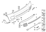 51125A5F086 - Retrofitting / Conversion / Accessories: Bumper Trim Panel, Rear for Mini Image