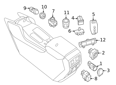Controls for 2014 Nissan Pathfinder #0