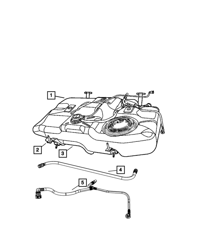 5105548AD - Fuel: Fuel Tank Strap for Mopar Image