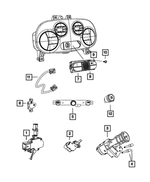 68164493AA - Electrical: Electronic Stability Program Switch for Mopar Image