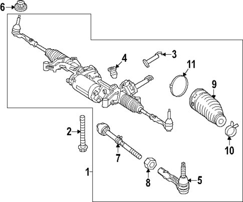 Steering Gear & Linkage for 2025 Mercedes-Benz SL 63 AMG&reg; S E Performance #2