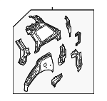 LR086509 - : Quarter Panel for Land-Rover Image