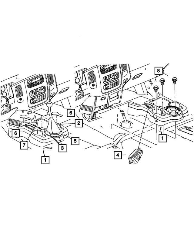 6036430AA - Instrument Panel and Radios and Consoles: Screw for Mopar Image
