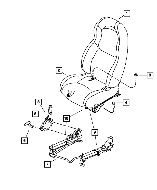 5136013AA - : Track Assembly-Left-Hand Track Assembly for Mopar Image