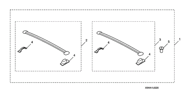 Roof Rack ('10-) for 2011 Honda CR-V #0