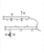 R5184085AC - Fuel: Fuel Injector, Remanufactured for Mopar Image
