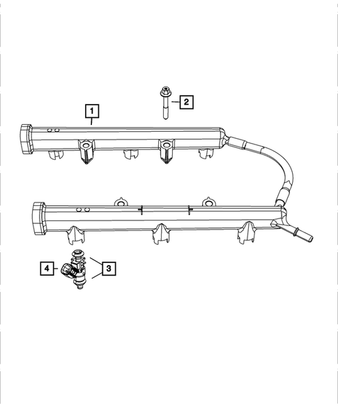Fuel Rail and Injectors for 2011 Jeep Grand Cherokee #0
