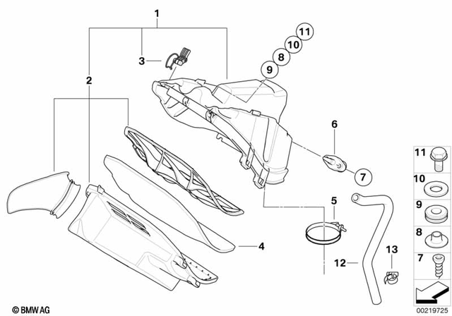 13727718375 - : Air Filter Element for BMW-Motorrad Image