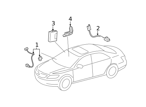 Anti-Theft Components for 2010 Toyota Camry #0
