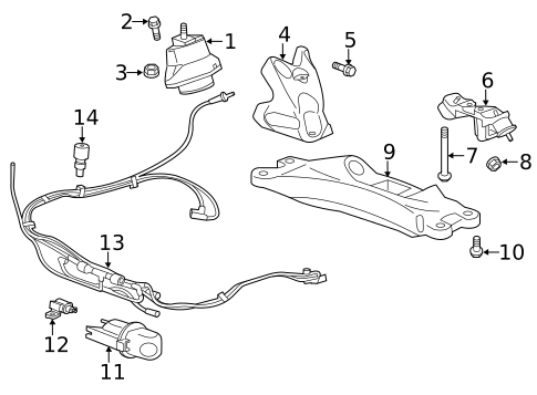 Engine & Trans Mounting for 2018 Chevrolet Camaro #0