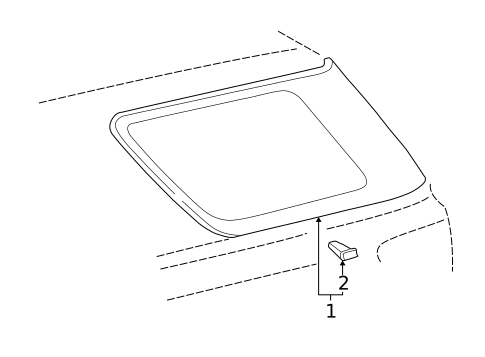Glass & Hardware for 2005 Toyota Sequoia #0