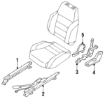 8755157A00 - Body: Track for Nissan Image