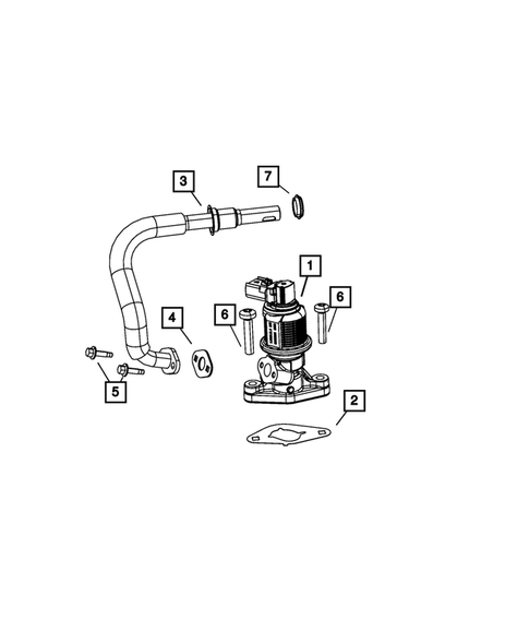 EGR System for 2008 Jeep Liberty #0