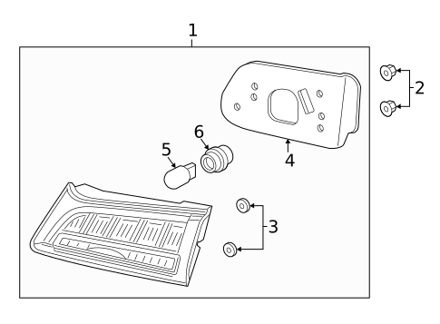 Backup Lamps for 2017 Acura TLX #0