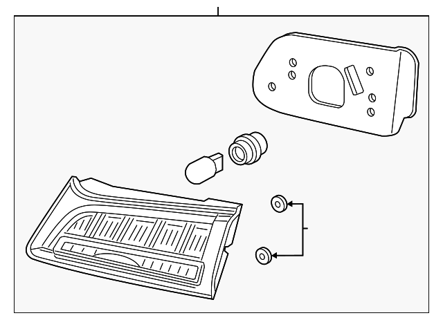 2015-2017 Acura TLX Backup Lamp Assembly 34150-TZ3-A01 | OEM Parts