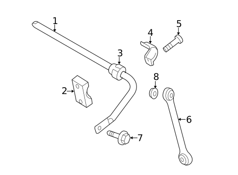 Stabilizer Bar & Components for 2015 Audi R8 #1