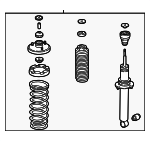 6521SL0601 - Suspension: Coilover Spring And Shock Assembly for Acura Image