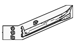 71850T60003ZE - Body: Rocker Molding for Honda Image
