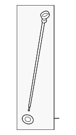 19354827 - Engine: Dipstick for Saab: 9-3, 9-5 Image