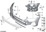 51115A6A3D5 - : Trim Cover, Bumper, Primed, Front for BMW Image