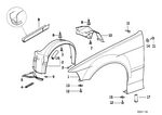 41358122234 - : Side Panel, Front Right for BMW Image