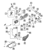 68148194AA - Emission Controls: Bolt for Mopar Image