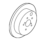 26700CA000 - : ROTOR, REAR - EITHER SIDE / SOLD INDIVUALLY for Subaru Image