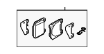 26696CA000 - Brakes: Disc Brake Pad Set for Subaru Image