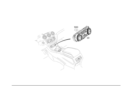 Operating Unit for 2015 Mercedes-Benz B Electric Drive #0