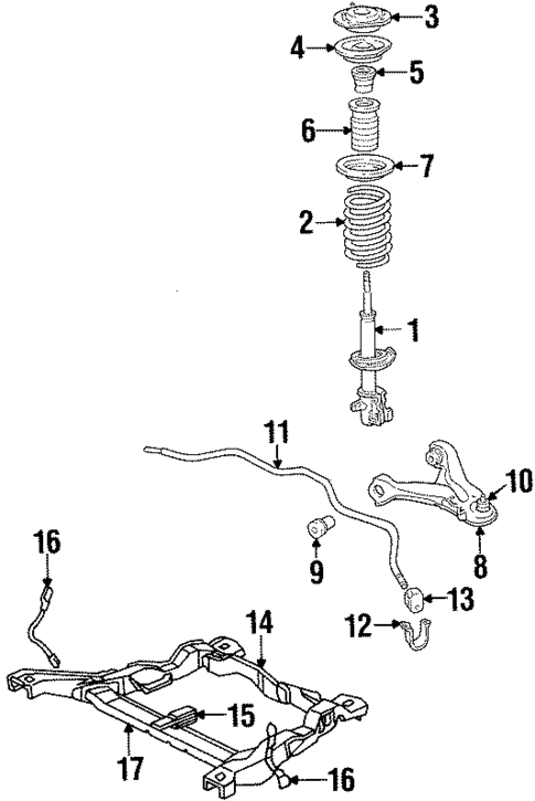 Suspension Components for 1985 Chevrolet Citation II #0