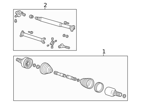 Axle Components for 2007 Ford Freestyle #0
