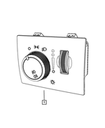 68189149AA - : Headlamp Switch for Jeep: Grand Cherokee Image