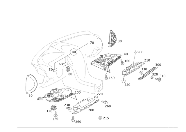 2086800465 - Panelling: Trim Ring for Mercedes-Benz Image image