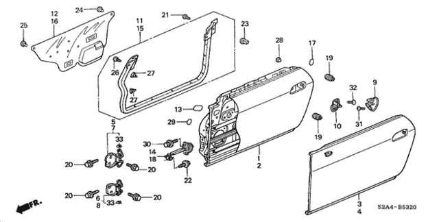 Door Panels for 2004 Honda S2000 #0