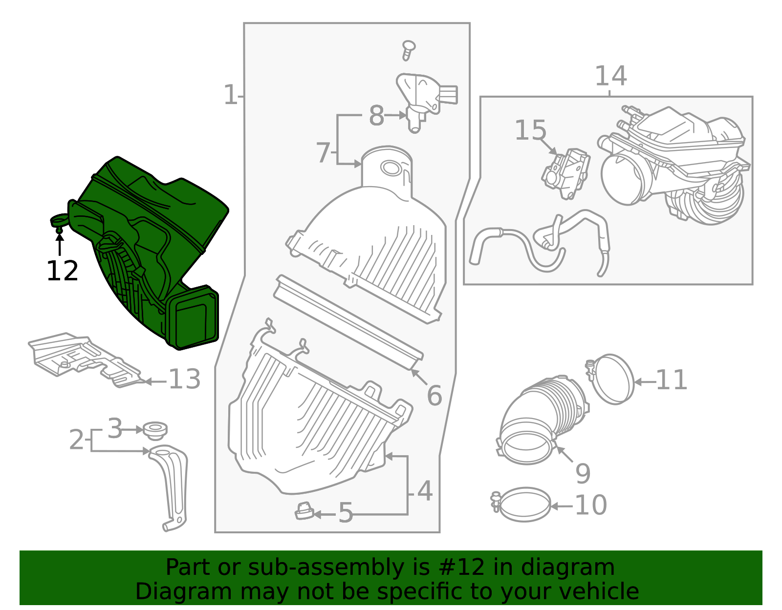17750-25160 - Engine Air Intake Hose 2023-2026 Toyota Crown | Longo ...