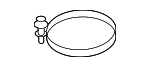 9611110900 - Engine: Air Hose Clamp for Toyota Image