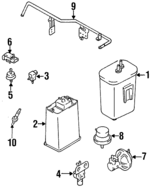 1856051G50 - Emission System: Vapor Canister for Suzuki Image